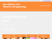 Tablet Screenshot of albrittonmd.com